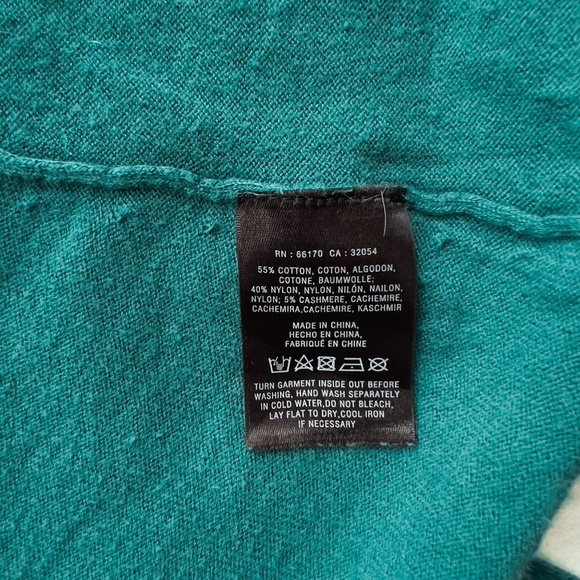 Anthropologie Angel of the North Cashmere Cotton Pleated Cardigan Size Medium - Picture 12 of 15